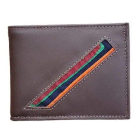 Men's Suede/Leather Wallets with Mola Decoration