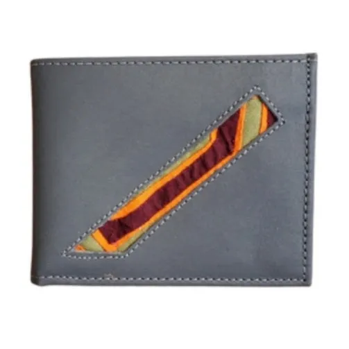 Men's Suede/Leather Wallets with Mola Decoration