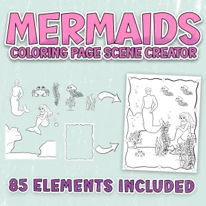 Mermaid Scene Creator Set