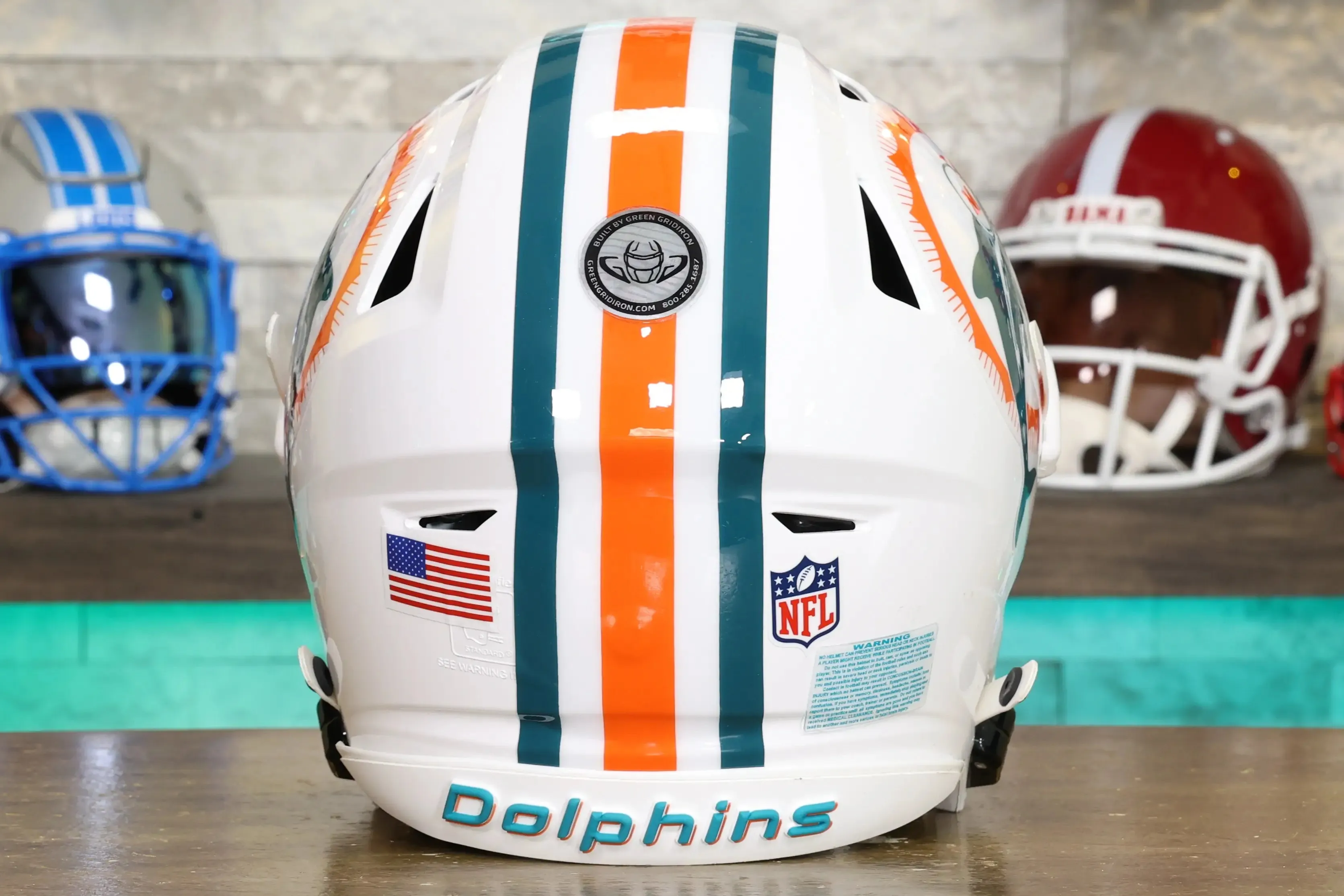 Miami Dolphins Riddell SpeedFlex Helmet - Throwback - GG Edition