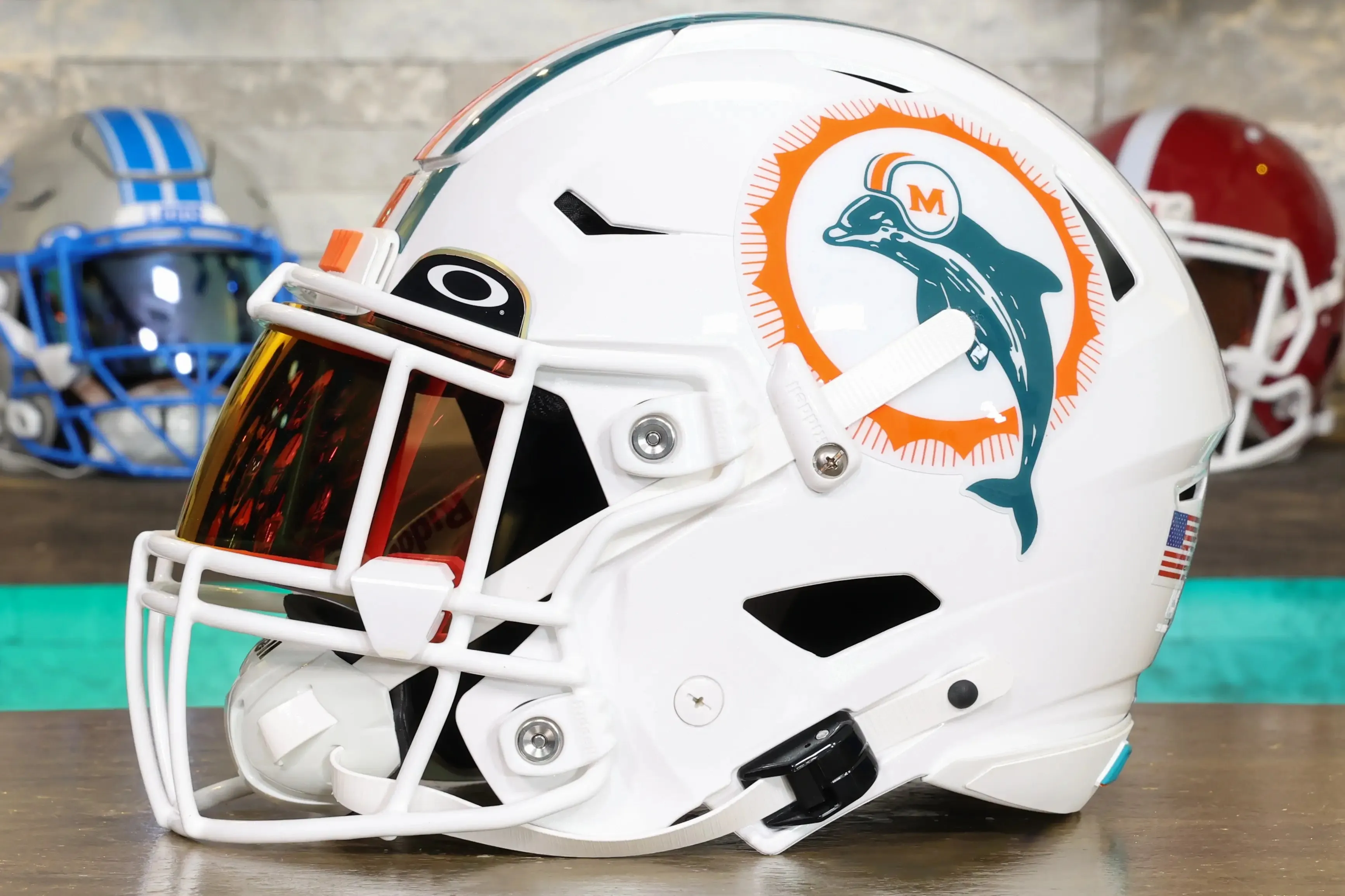 Miami Dolphins Riddell SpeedFlex Helmet - Throwback - GG Edition