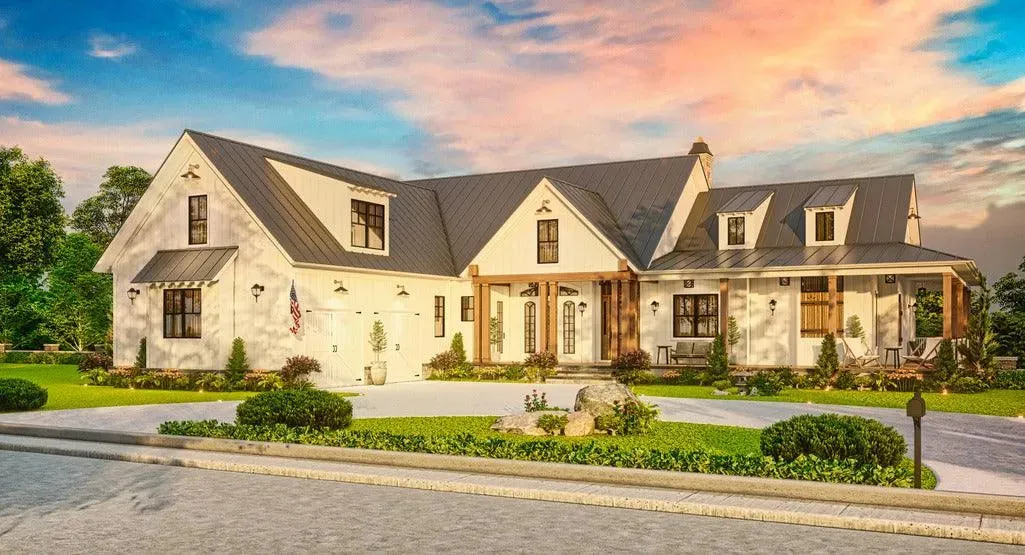 Modern home with three bedrooms, bonus room, and spacious layout.