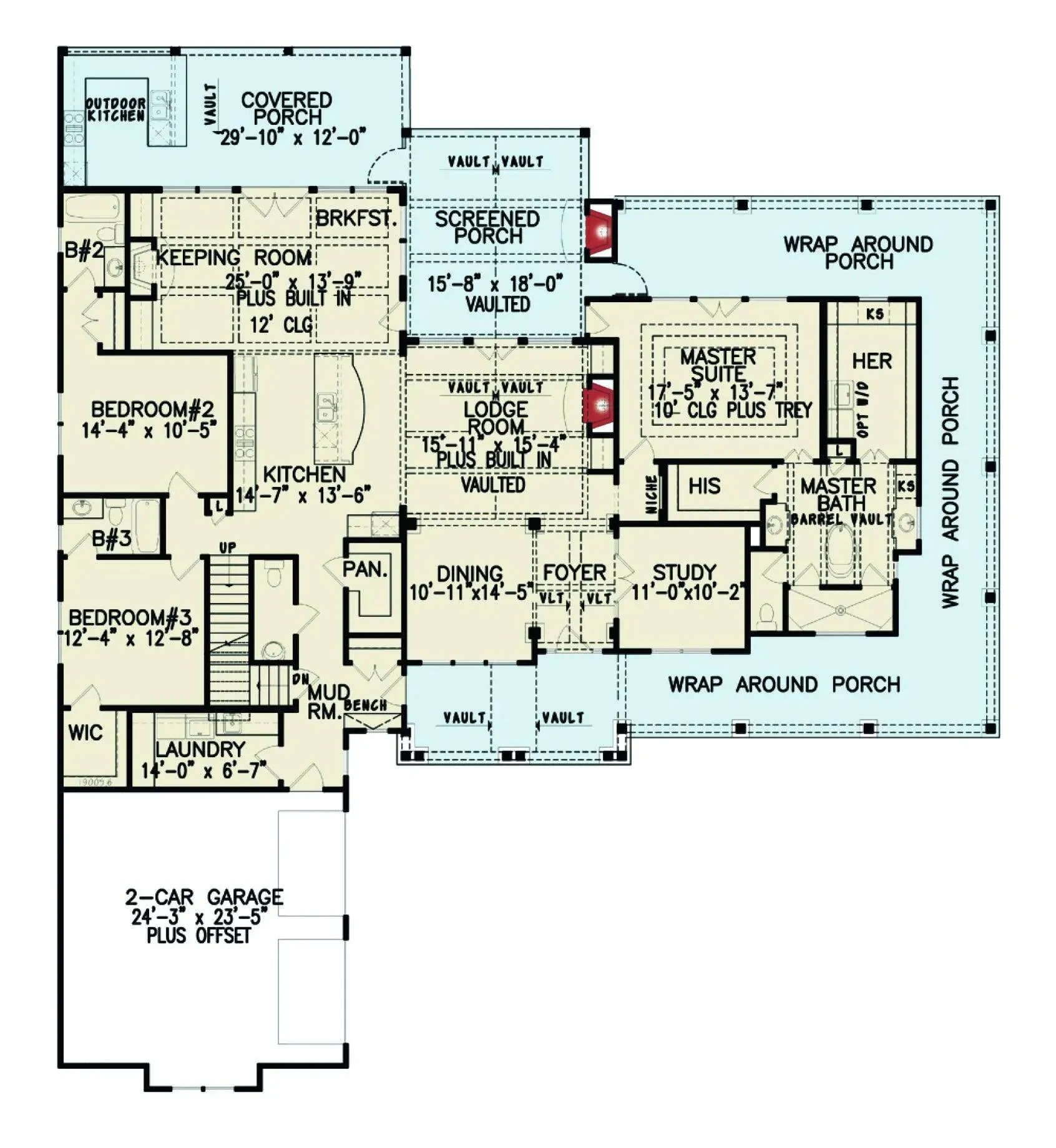 Modern home with three bedrooms, bonus room, and spacious layout.