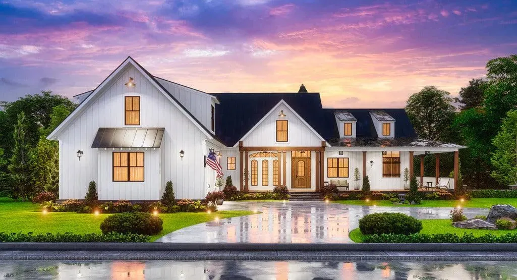Modern home with three bedrooms, bonus room, and spacious layout.