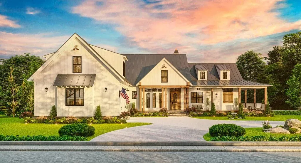 Modern home with three bedrooms, bonus room, and spacious layout.