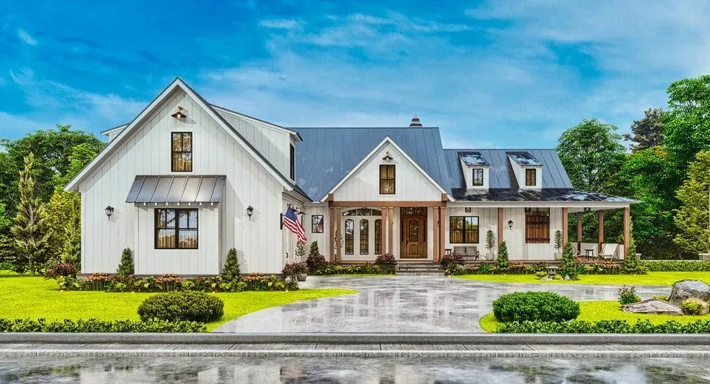 Modern home with three bedrooms, bonus room, and spacious layout.