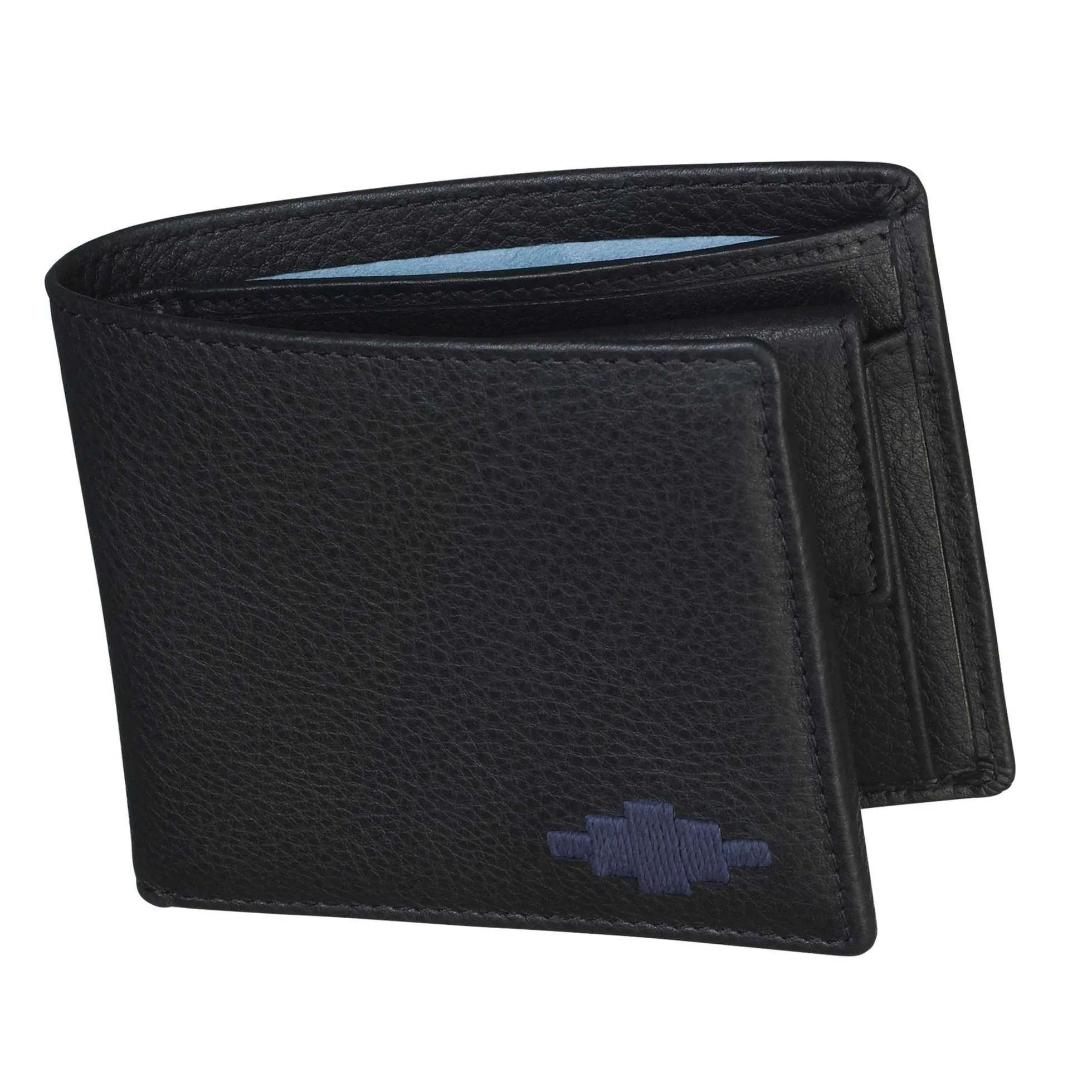 'Moneda' Coin Wallet - Black Leather