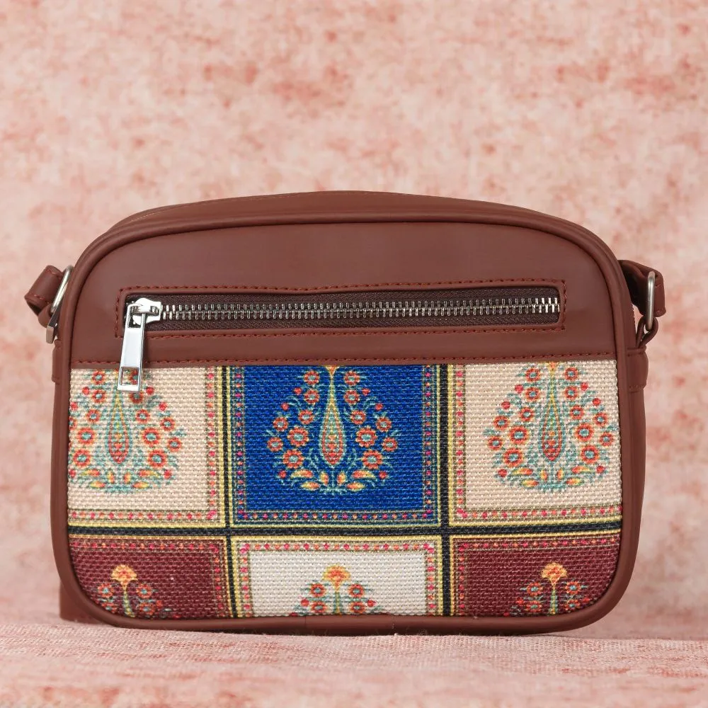 Morbi Floral Motif Sling Bag