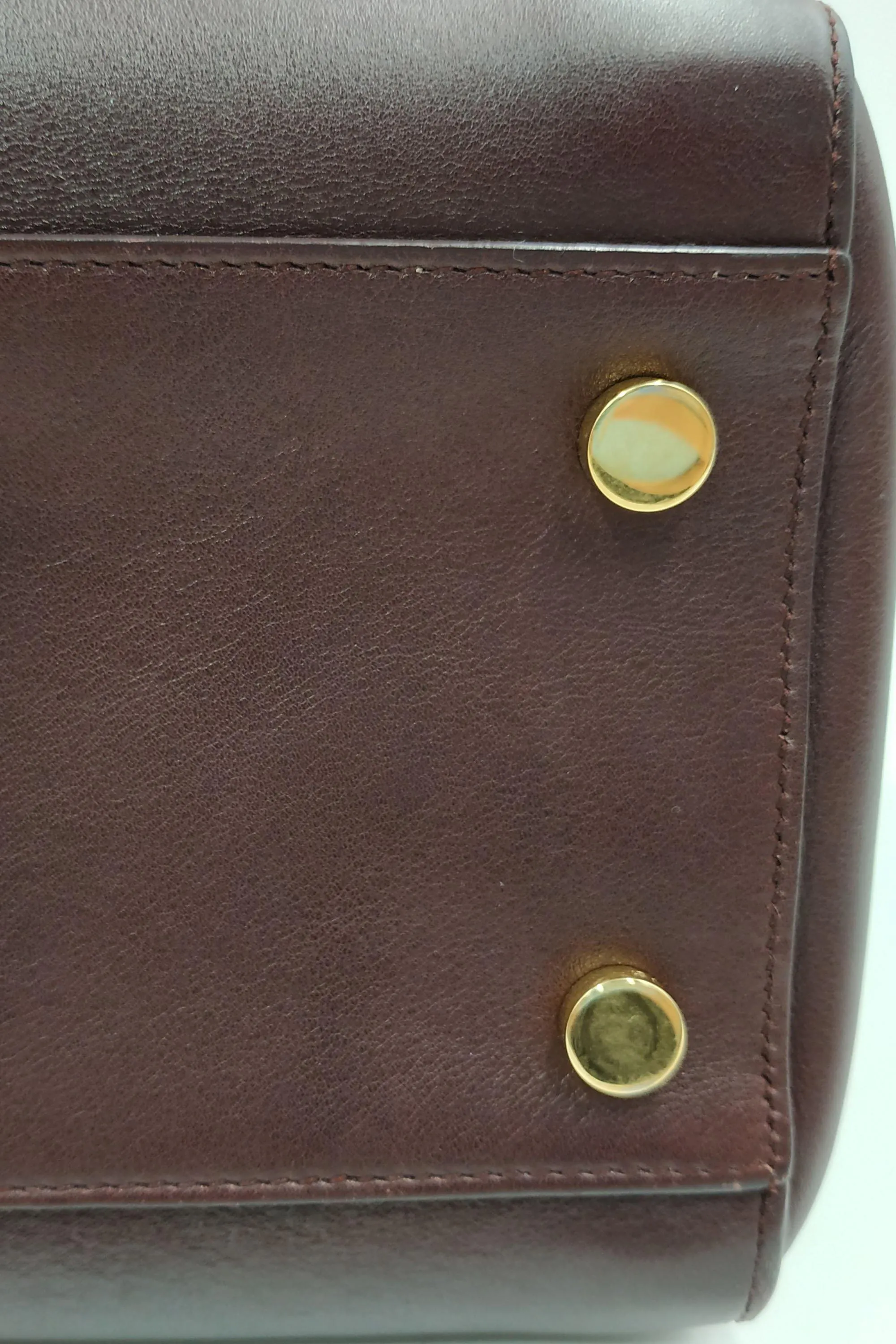 Moujik Top Handle Bag Maroon