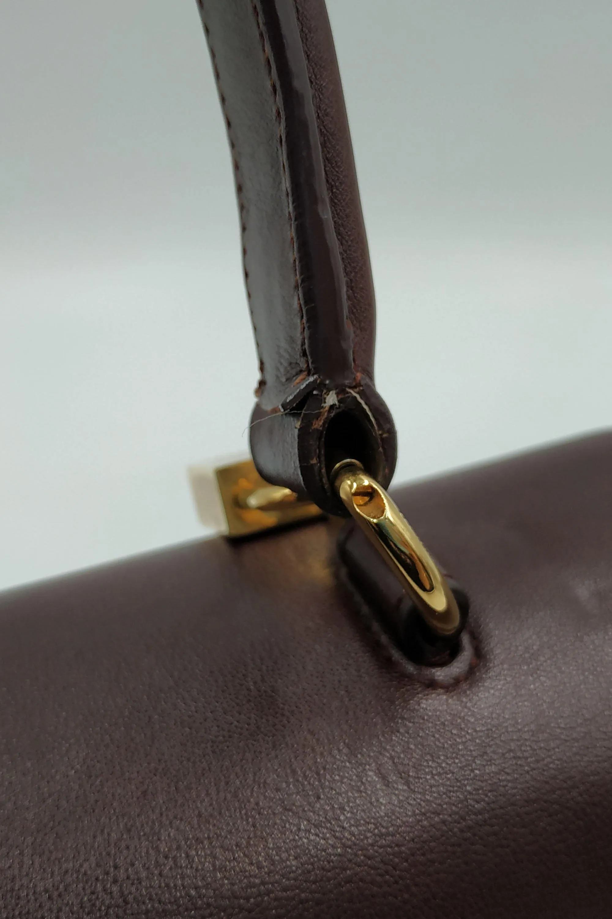Moujik Top Handle Bag Maroon