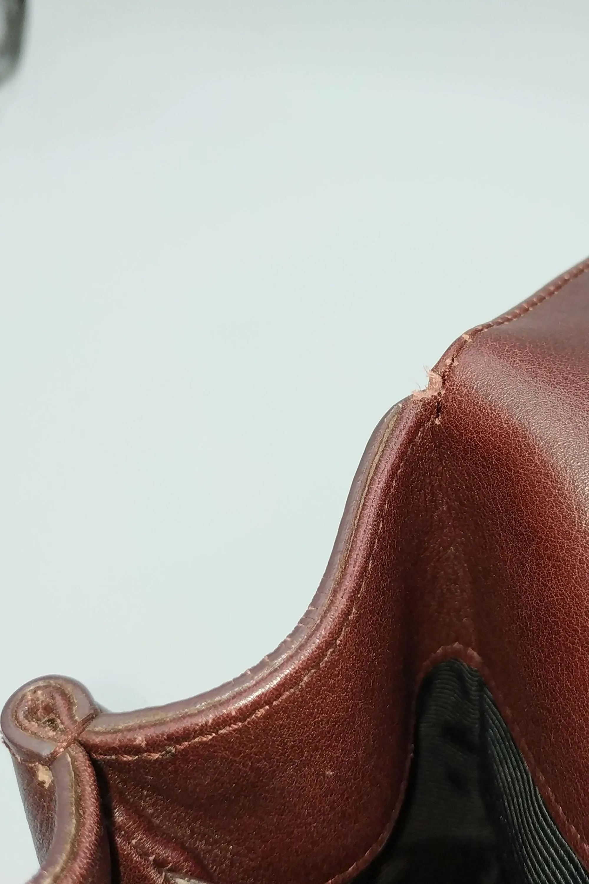 Moujik Top Handle Bag Maroon
