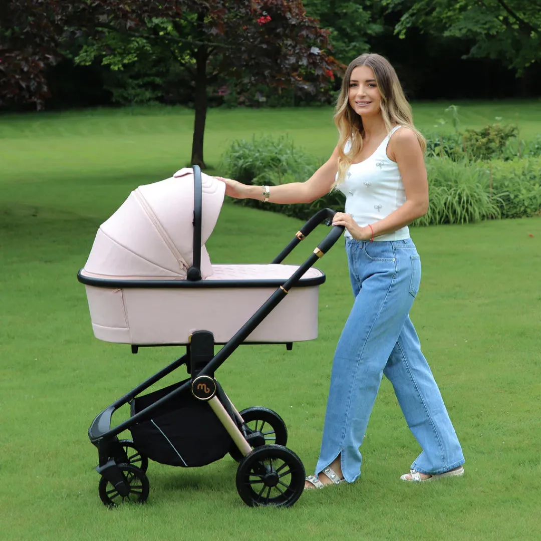 My Babiie MB450i 3-in-1 Travel System with Base - Pastel Pink