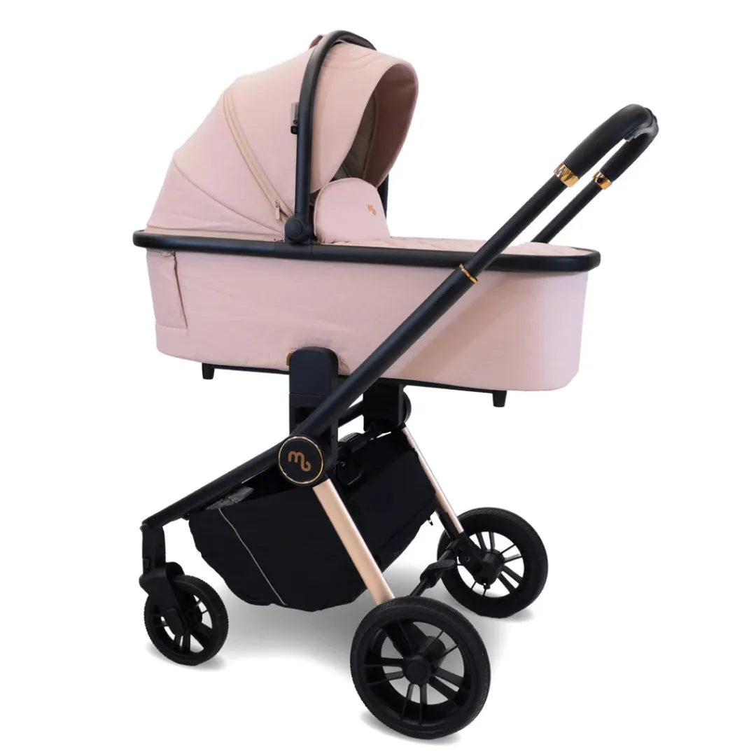 My Babiie MB450i 3-in-1 Travel System with Base - Pastel Pink
