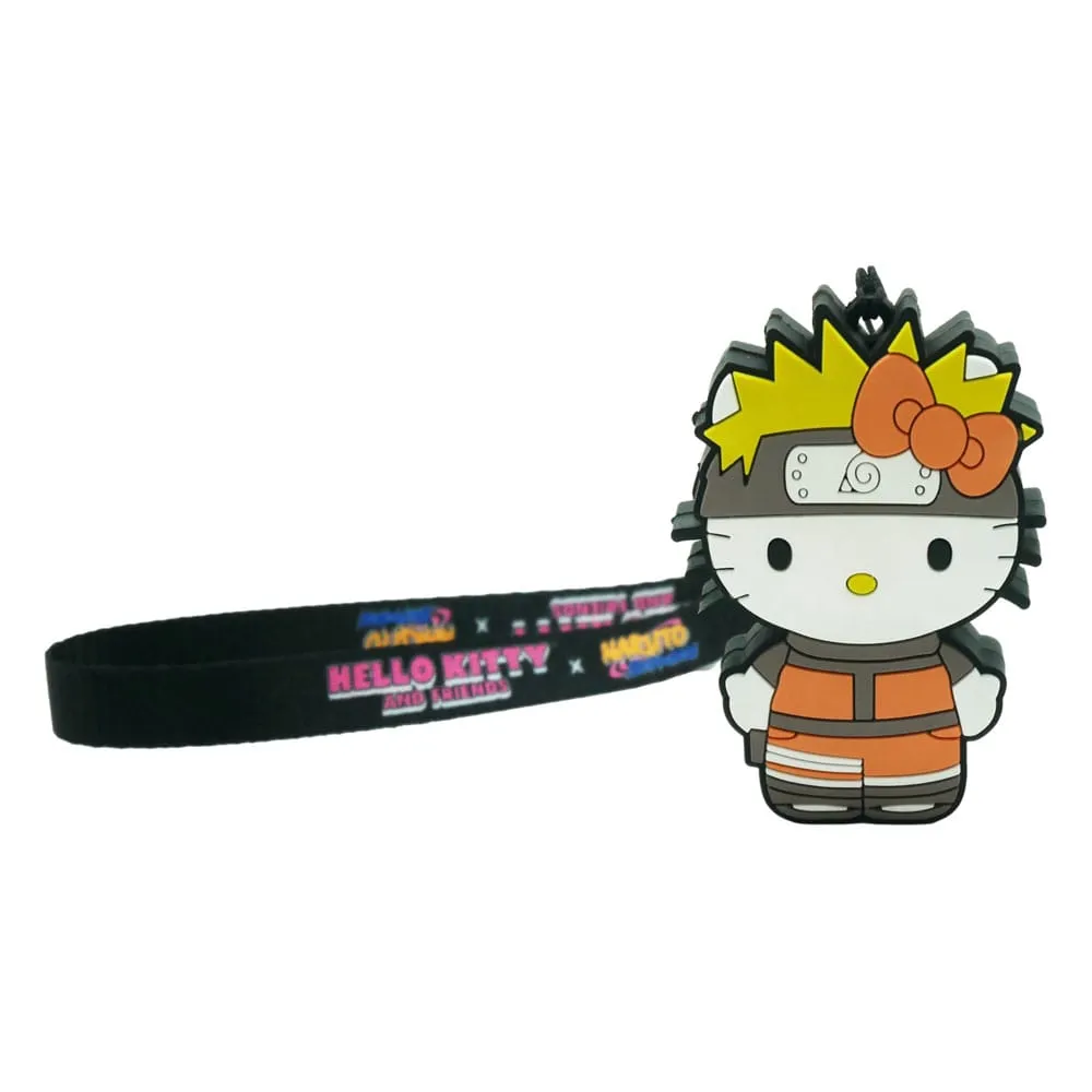 Naruto Shipudden X Hello Kitty PVC Keychain Hello Kitty Naruto