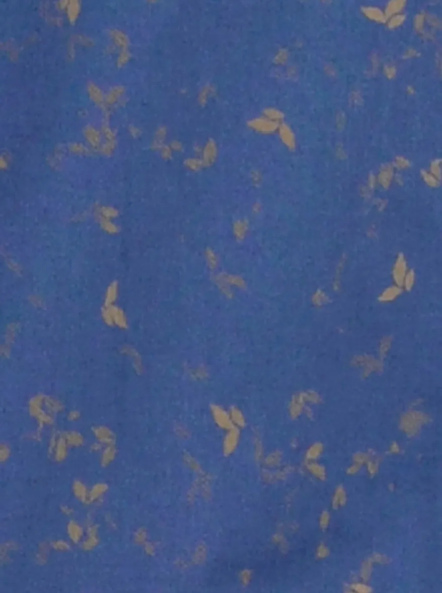 Navy Blue Printed Slim Fit Party Wear shirt | Greenfibre