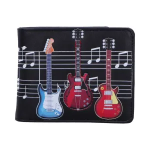 Nemesis Now Electric Guitars Embossed Music Wallet Black 11cm