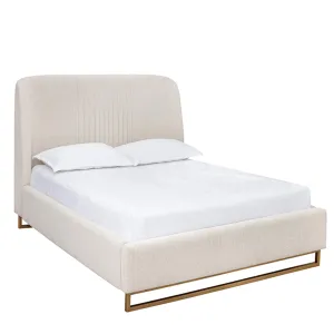 Nevin Bed Queen, Dove Cream