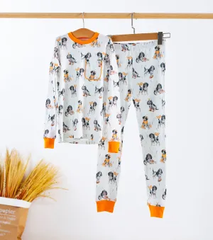 Nola Tawk Long Sleeve Organic Cotton PJ Set - Tennessee’s Most Valuable Pup