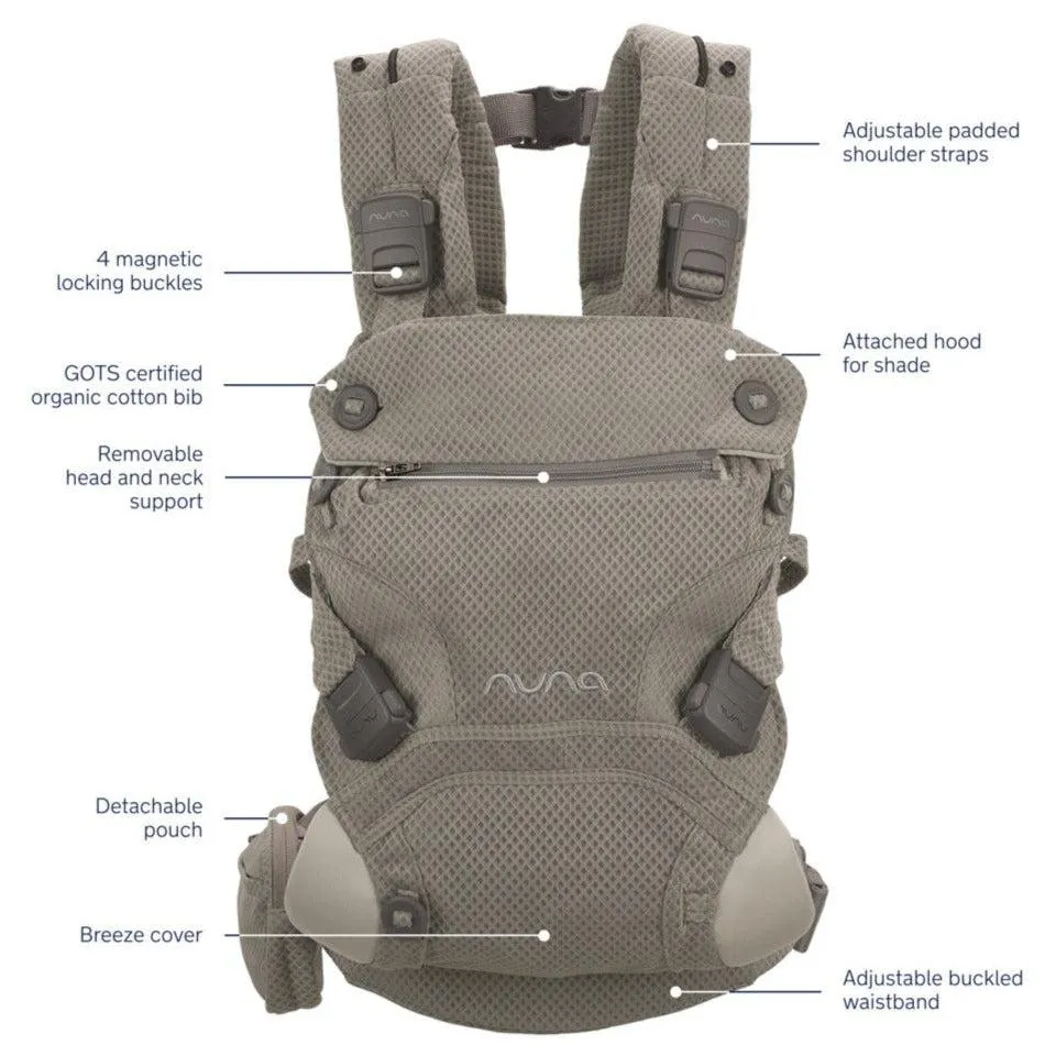 Nuna - CUDL Clik Baby Carrier - Fog