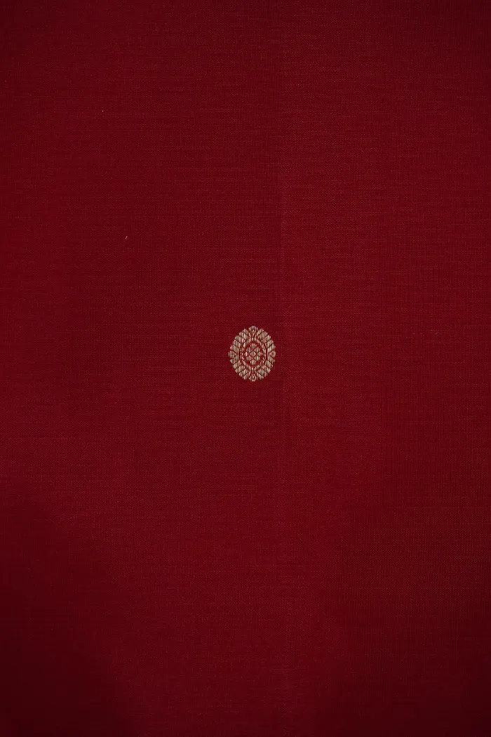 OLD BRICK WITH REDDISH ORANGE PURE KANCHIVARAM SAREE