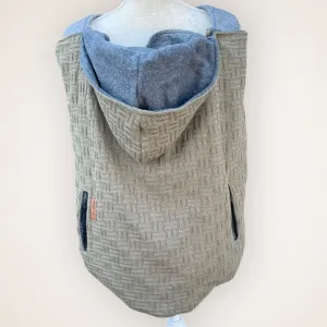 Olive Check Knitted - Sweater Knit Carrier Cover