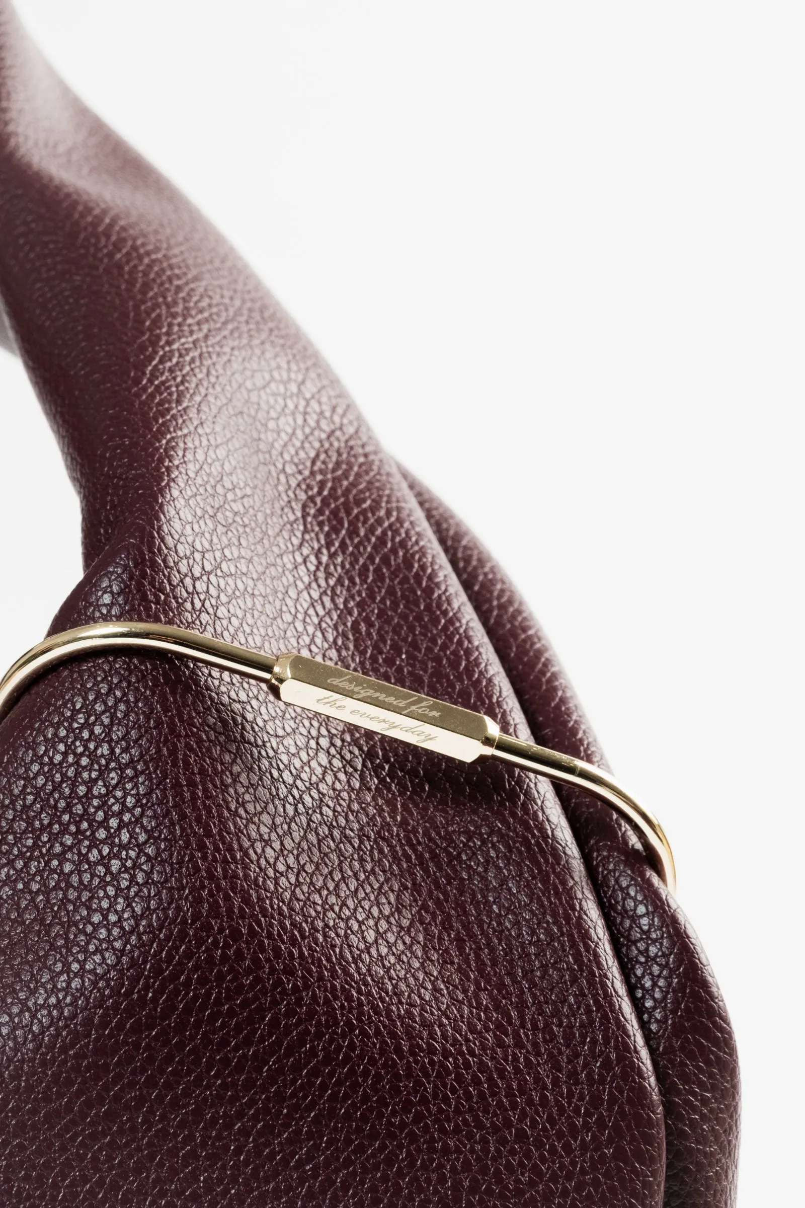 [ON HAND] Small Hobo Bag in Gold (Heavy Pebbled)