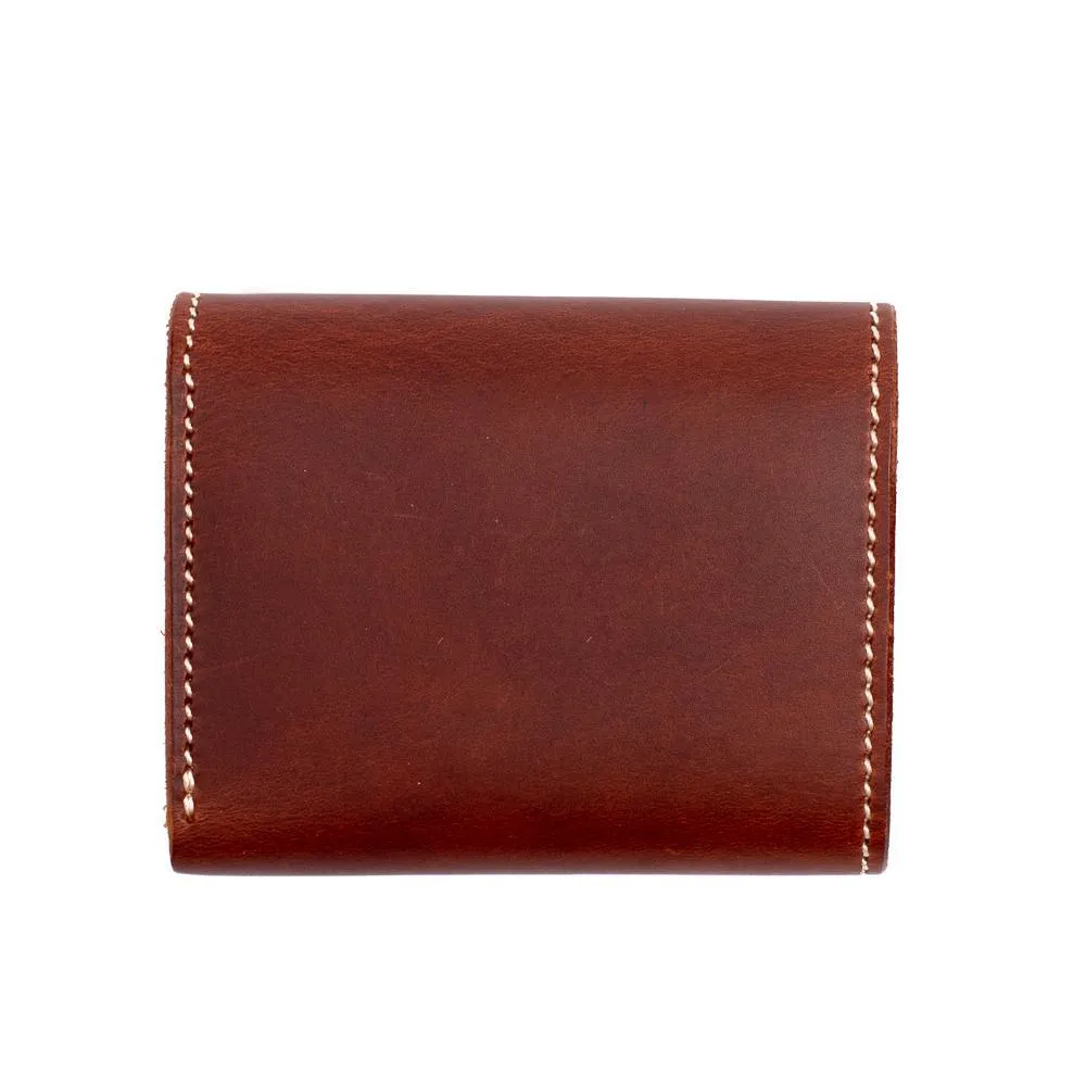 Opus Japan Mini Tri-Fold Wallet Brown*