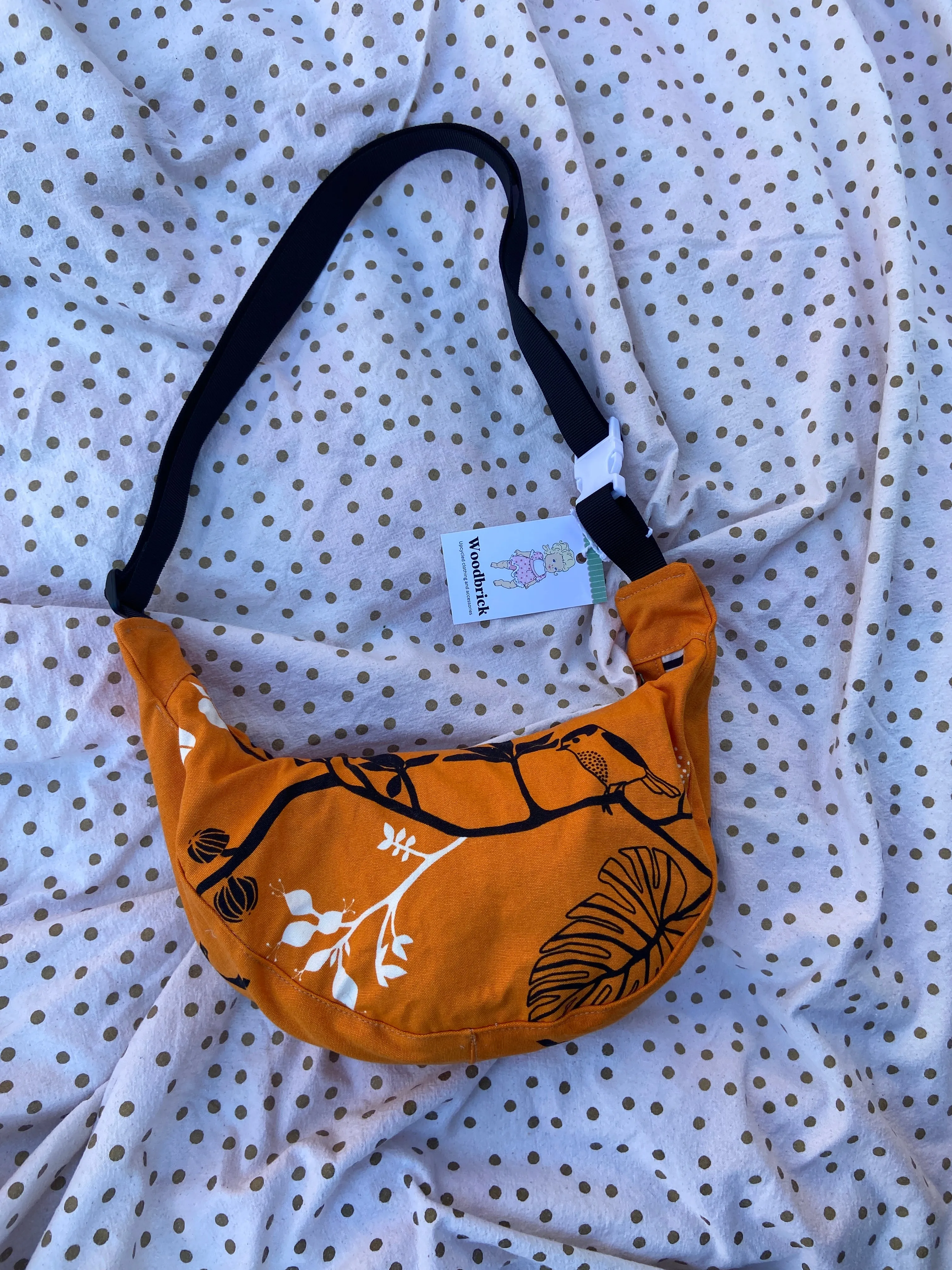 “Orange you glad it’s Deadstock” miniCrescent Bag