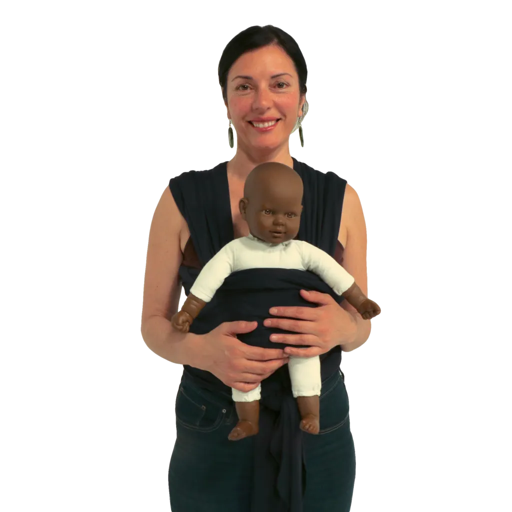 Organic Baby Wrap - Blue