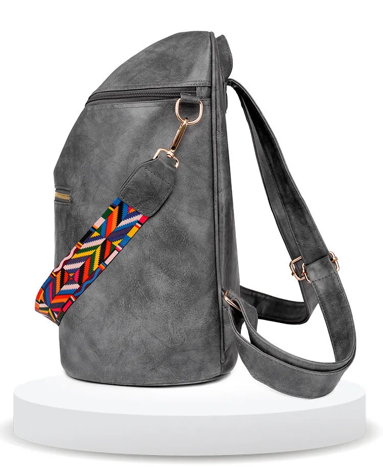 Paziye Bucket Type Large Capacity Backpack