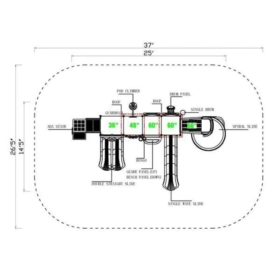 PD-20754 | Commercial Playground Equipment