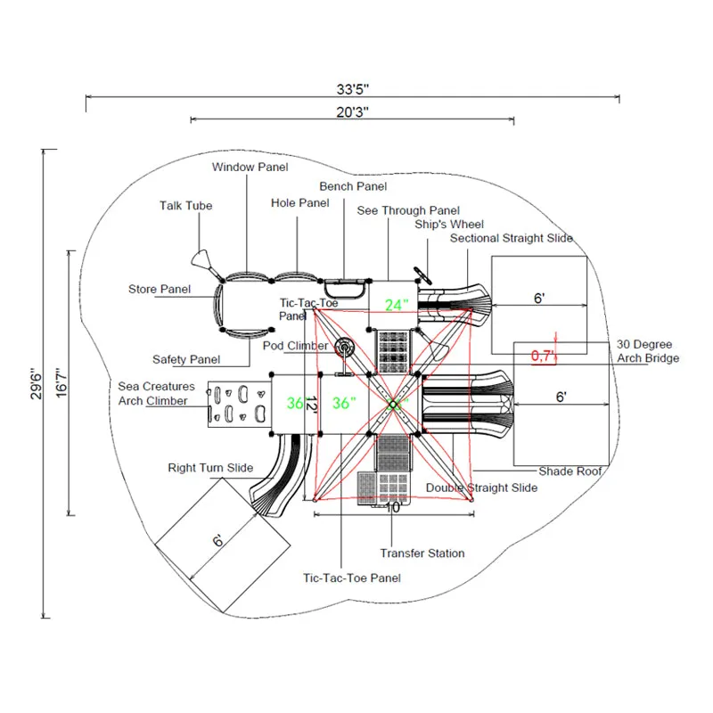 PD-80313 | Commercial Playground Equipment