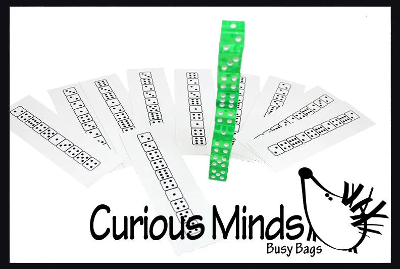PDF DOWNLOAD -  Dice Patterns - Number Learning Activity / Puzzle