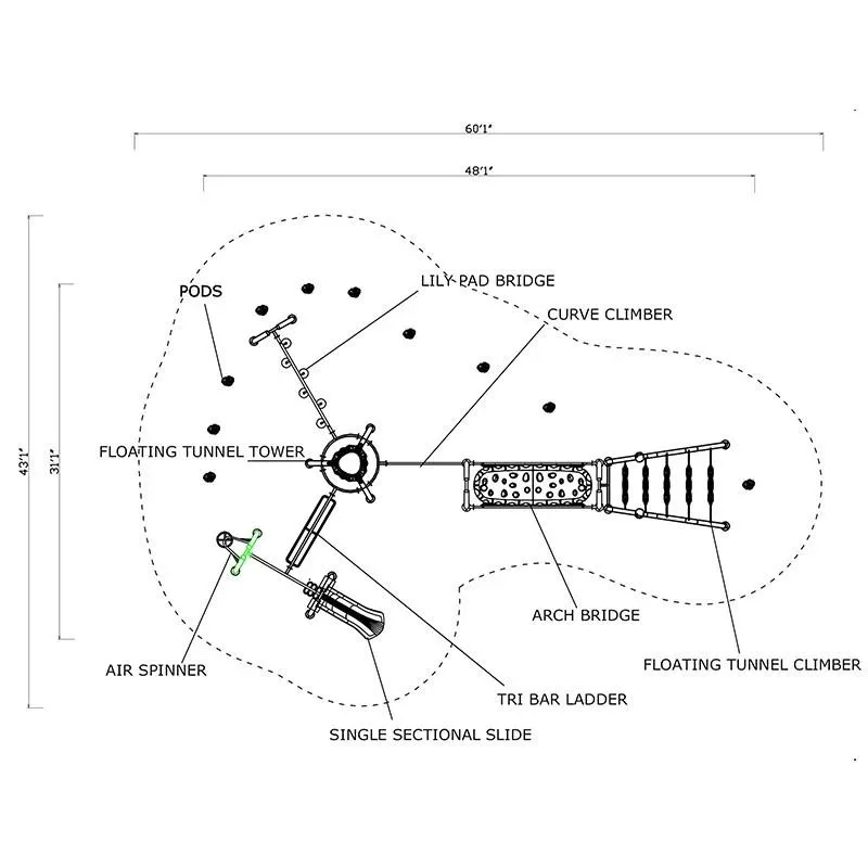 PDNX-1404 | Commercial Playground Equipment