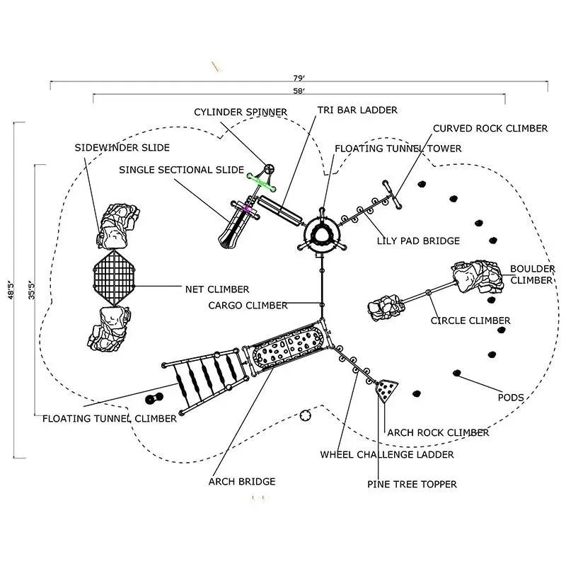 PDNX-1405 | Commercial Playground Equipment