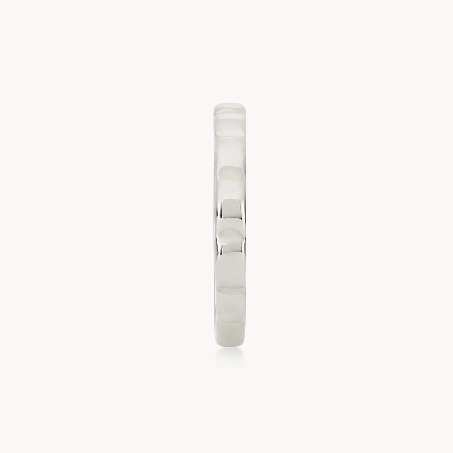 peaks and valleys ring - sterling silver