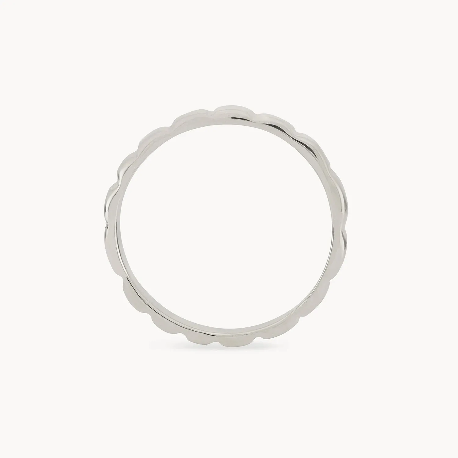 peaks and valleys ring - sterling silver