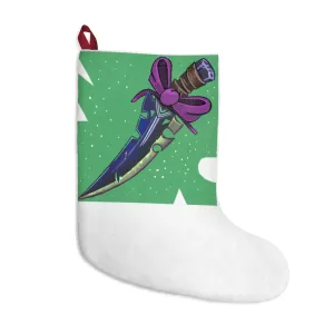 Pink Ribbon and Sword Christmas Stockings