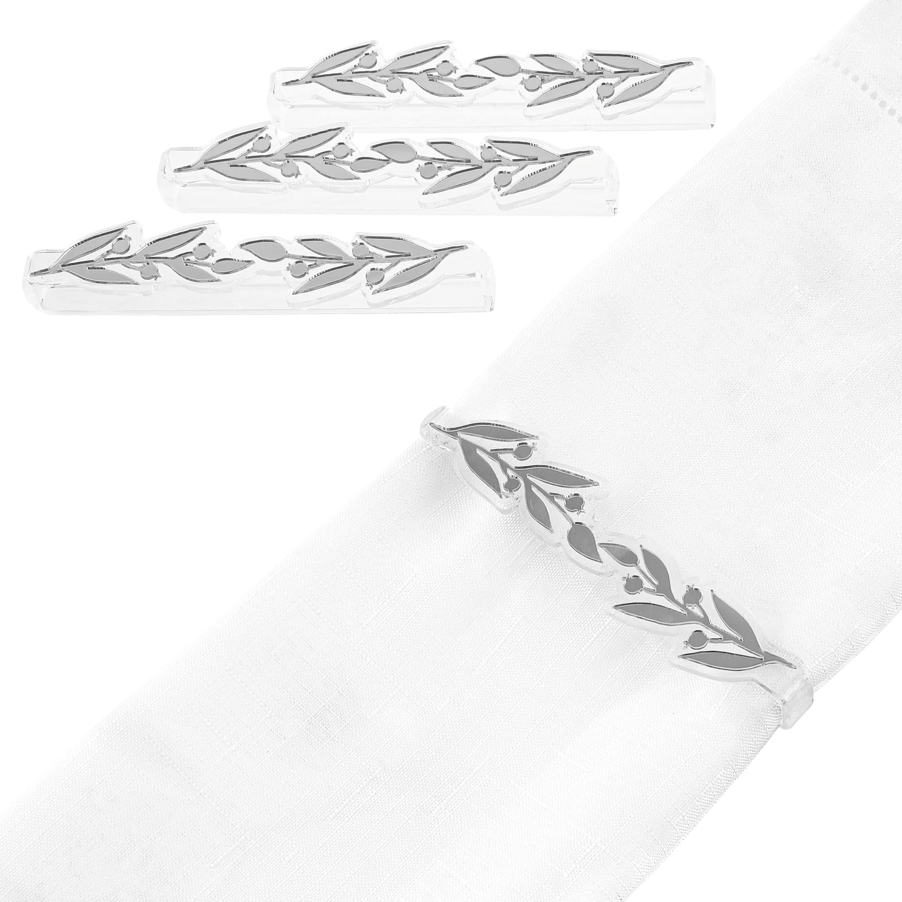 Pomegranate Leaf Napkin Wraps