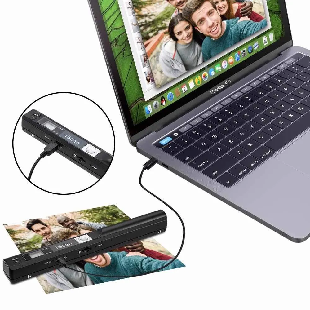 Portable HD iScan Paper Document Scanner