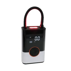 Portable Tire Inflator w/ Light and Power Bank