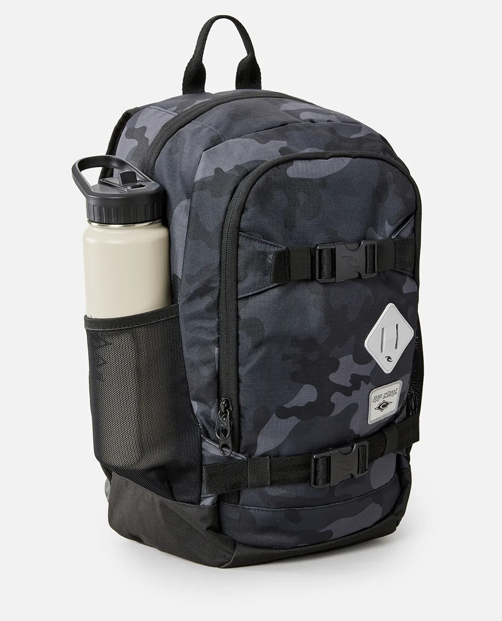 Posse Mid Backpack in Black & Grey