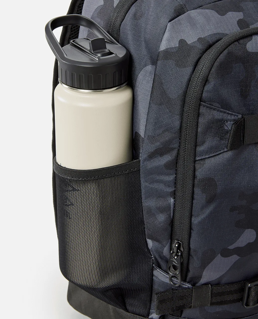 Posse Mid Backpack in Black & Grey