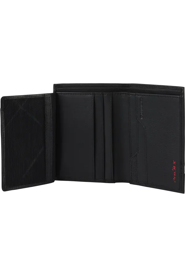 PRO-DLX 5 SLG WALLET 2 COMPARTMENTS - BLACK