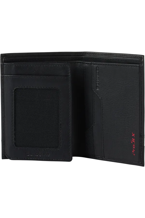 PRO-DLX 5 SLG WALLET 2 COMPARTMENTS - BLACK