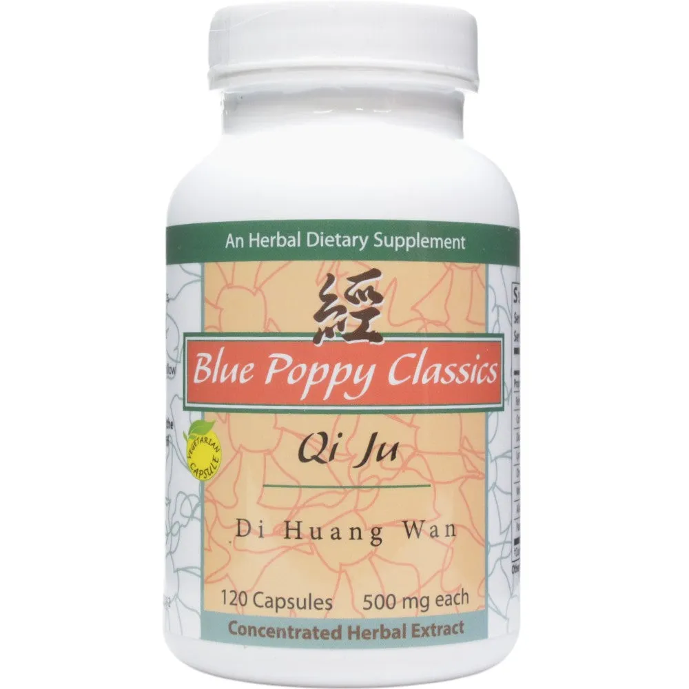 Qi Ju Di Huang Wan 120 capsules by Blue Poppy