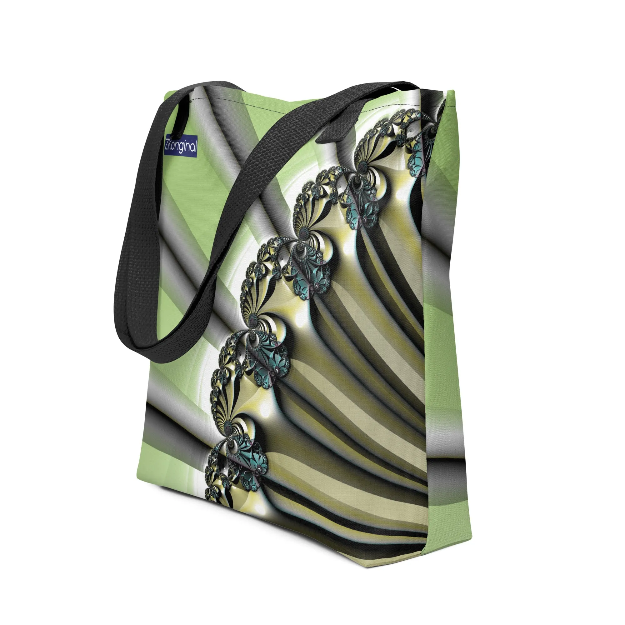 "Summer Elegance Swirl" Collection - Designer Tote bag