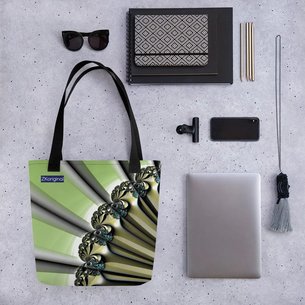 "Summer Elegance Swirl" Collection - Designer Tote bag