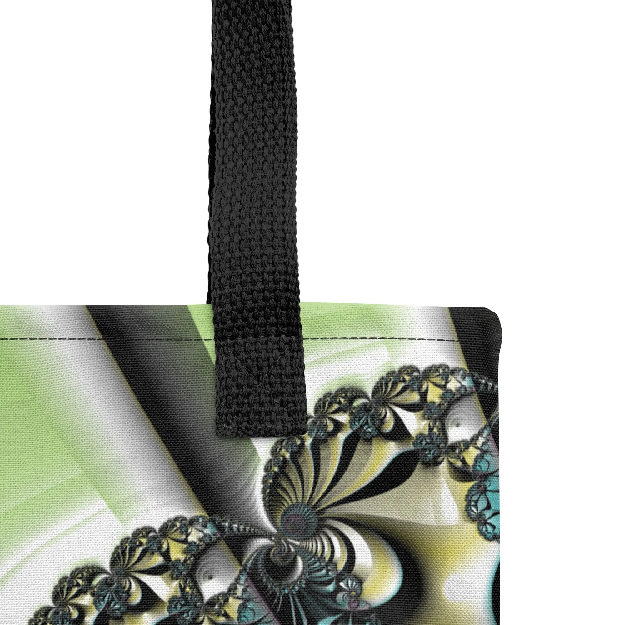 "Summer Elegance Swirl" Collection - Designer Tote bag