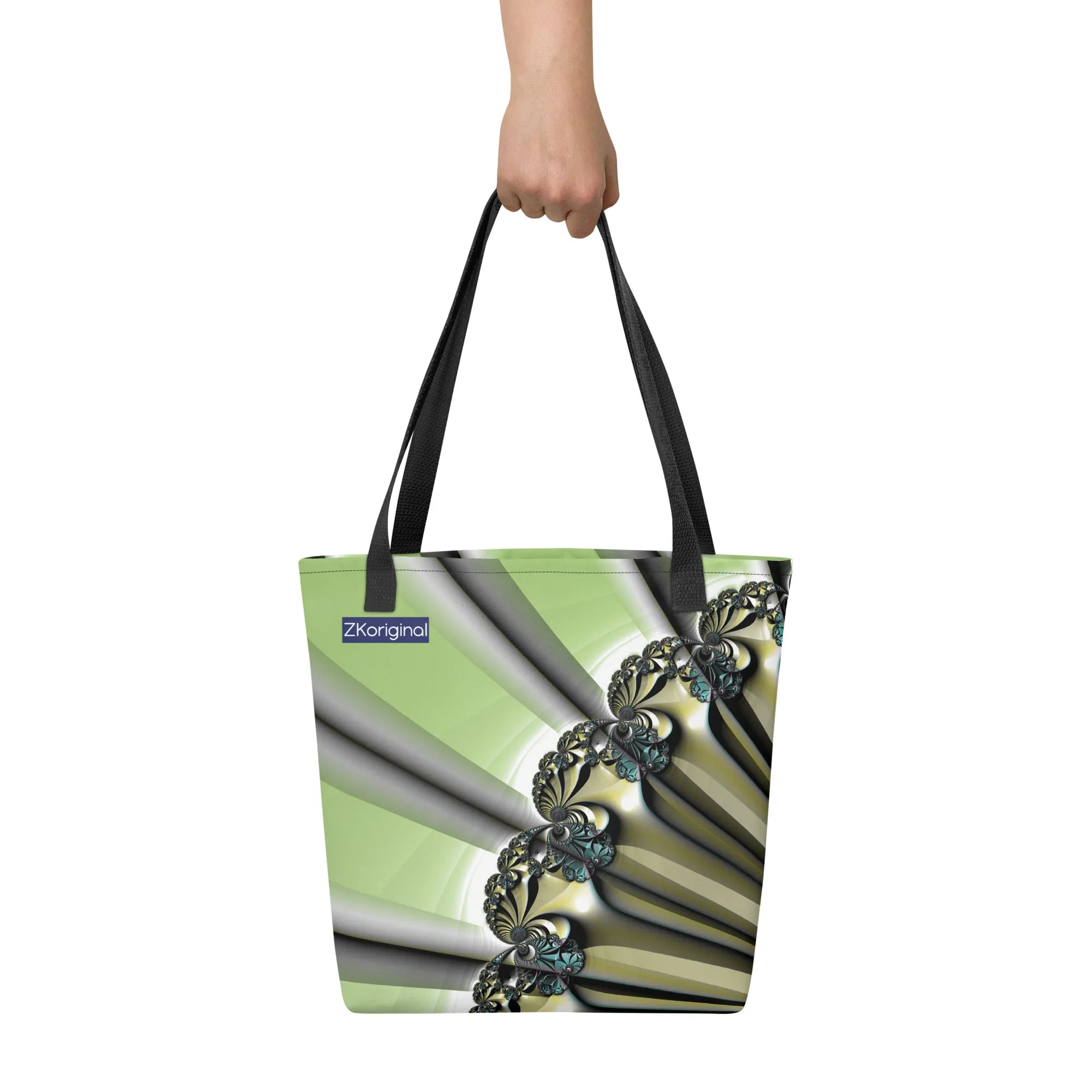 "Summer Elegance Swirl" Collection - Designer Tote bag